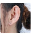 Classic Circle Stud Earrings STS-943
